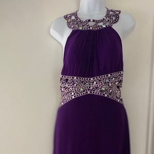 Purple Cachet Long Gown, size 10
